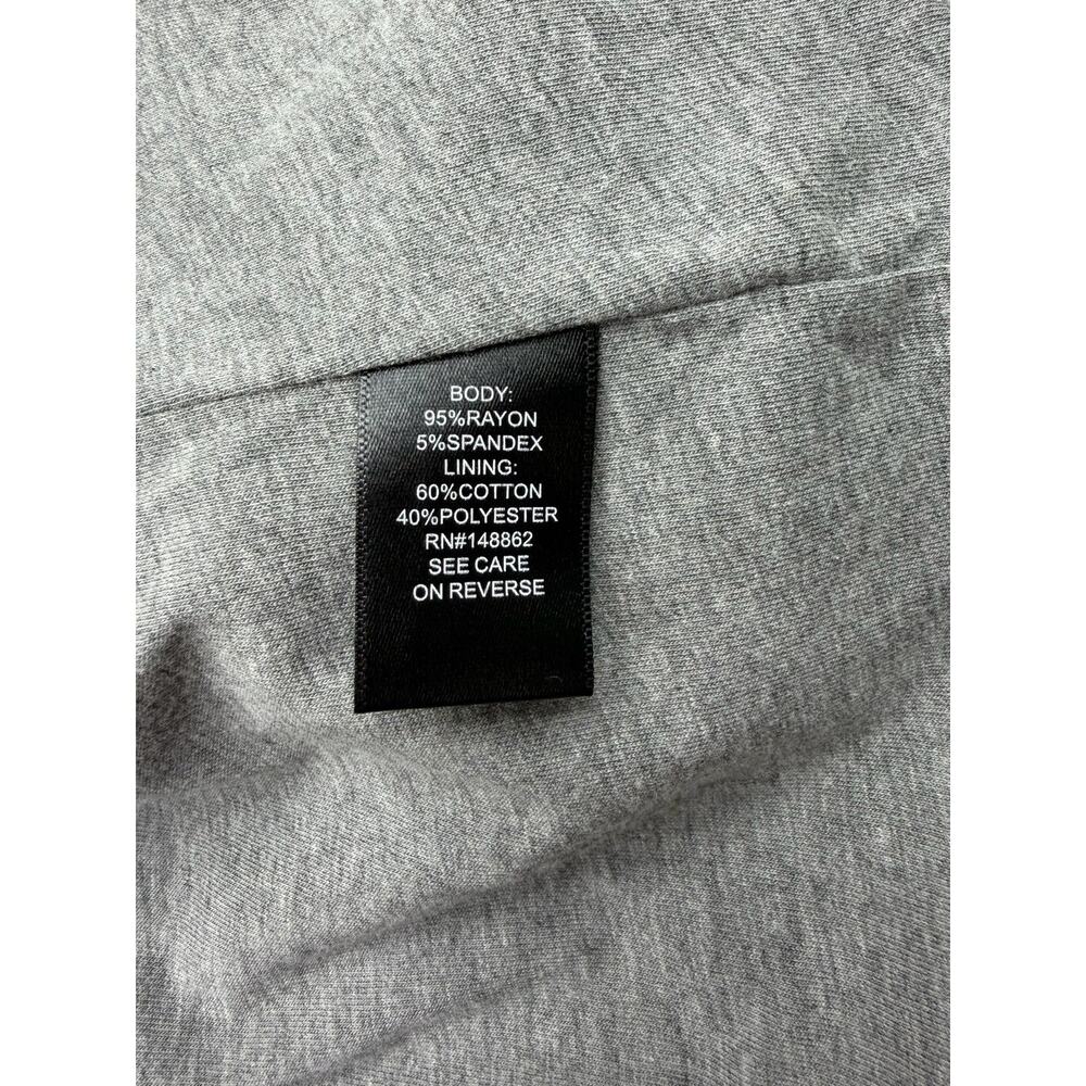 Torrid NWT Heather Grey Jersey Roll Sleeve Blazer 4X - Picture 12 of 13